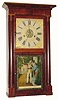 C.1840, S. B. Terry, Plymouth, Conn., 8-day time/strike weight shelf clock.