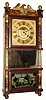 C.1840, Birge, Mallory and Co., Bristol, Conn., 8-day time/strike triple-decker shelf clock in good+ original condition.