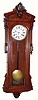 C.1904, Ansonia Clock Co., "Bagdad", 8-day weight wall timepiece, in generally good condition,