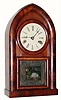 C.1845, J. C. Brown, Forestville, Conn., 30-hour time and strike mini beehive shelf clock,
