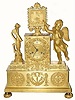 C.1830, French, Ormolu Figural Clock, CUPID, in excellent original condition.