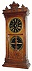 C.1880, Ithaca Calendar Clock Co., "No. 6 1/2, Belgrade, Shelf", time, strike and perpetual calendar,