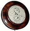 C.1874, Welch, Spring and Co., "D.J. Gale, 12" Rosewood" gallery timepiece with astronomical calendar, restored.