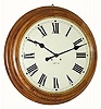 C.1900, Waterbury Clock Co., "24 Inch Gallery" , 30-day timepiece.
