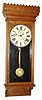 C.1890, William L. Gilbert Clock Co., Winsted, CT, "Regulator No. 14" 8-day weight-driven timepiece