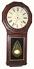 C.1875, Seth Thomas Clock, "Regulator No. 1 Extra, Striking", 8-day, 2-weight wall clock in very good condition.