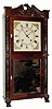 C.1830, E. Terry and Sons, Plymouth, Conn., uncommon 8-day time/strike wood movement,