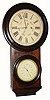 C.1865, L.F. and W.W. Carter, Bristol, Conn., 8-day calendar timepiece, with restoration.