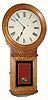C.1910, E. Howard and Co., "Regulator No. 70", 8-day, 1-weight wall clock in oak, 12 inch dial.
