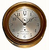 C.1890, Star Brass Mfg. Co. and E. Howard and Co., 8-day boiler room clock.