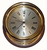 C.1890, Star Brass Mfg. Co. and E. Howard and Co., 8-day boiler room clock.