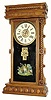 C.1901, Wm. L. Gilbert, ELBERON, McCabe's Patent, Oak shelf calendar clock.