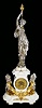 C.1875, French, Farcot, Conical Pendulum Mantel clock SET,