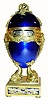 C.1900, Swiss/Austrian, Large Blue Enamel Egg,