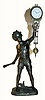 C.1910, German, Junghans, "Bat Boy" swing clock in very good original condition.