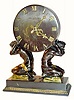 C.1925, Sterling Bronze Co., NY with Chelsea timepiece lever movement.