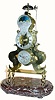 C.1965, Skeleton Clock and Calendar, European reproduction in excellent quality.