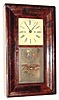 C.1850, Henry Terry, Plymouth, CT, 30-hour weight-driven miniature OG shelf clock.