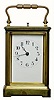 C.1900, French Brass Cased Carriage Clock,