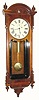 C.1890, Seth Thomas Clock Co., "Regulator No. 6", in walnut and in good condition with restoration.
