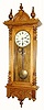 C.1917, Waterbury LEIPSIC oak cased wall clock,