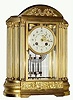 C.1905, Marti and Cie, for Tiffany and Co., 8-day time/strike crystal regulator.