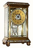 C.1900, French, Japy Freres and Cie, 8-day Crystal regulator