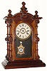 C.1885, Welch, Spring and Co., "Patti V.P.", 8-day time and strike mantel clock,