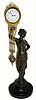 C.1910, German, Junghans, Cleopatra, 30-hour "swinging arm" timepiece in very fine condition.