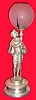 C.1890, French, Figural "Night" Clock,