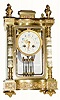 C.1900, French, Fancy Crystal Regulator,