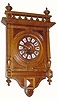 C.1890, French, cartel clock, 8-day time and strike.