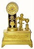 C.1830, French, Bronze and Ormolu Figural clock, The Astronomer, in generally good original condition,