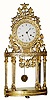 C.1820, French, Ormolu Mantel regulator in skeleton form,