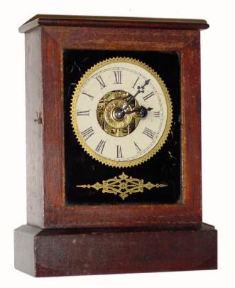 C.1875, Jerome and Co, New Haven, 30 hour cottage alarm in good original condition. — Antique Clocks Price Guide