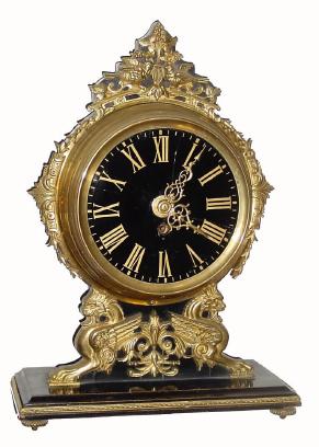C.1890, European, Glass Dial Novelty clock, as-found. — Antique Clocks Price Guide