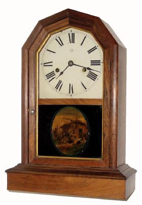 C.1884, Seth Thomas, "Richmond" rosewood mantle clock from the city series, restored. — Antique Clocks Price Guide