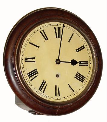 C.1900, German, Winterhalder and Hofmeier, for the English market, 8-day round dial clock. — Antique Clocks Price Guide