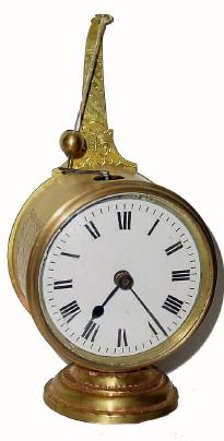 C.1910, French, Rotary Alarm clock in good original condition. — Antique Clocks Price Guide