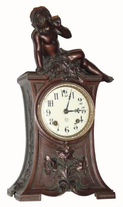 C.1904, Ansonia Clock Co., LISTENER, in excellent restored condition. — Antique Clocks Price Guide