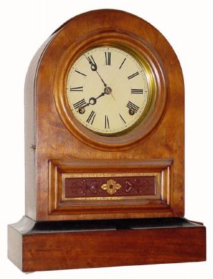 C.1870, Jerome and Co. (New Haven), 8-Day, Round Gothic shelf clock in good condition. — Antique Clocks Price Guide