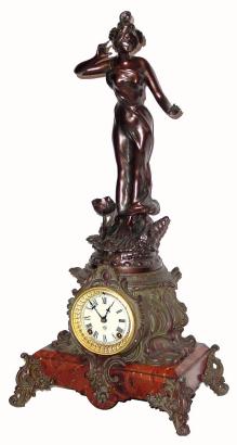 C.1905, Ansonia CYMRIC and No. 1176, in excellent restored condition. — Antique Clocks Price Guide