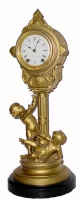 C.1877, Seth Thomas Sons and Co., NY, "Pattern 8064", cast figural clock in very good condition. — Antique Clocks Price Guide