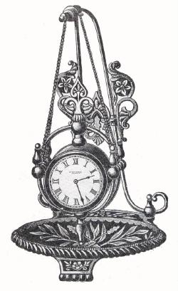 C.1890, Parker and Whipple, unusual suspended timepiece (Model No. 11). — Antique Clocks Price Guide