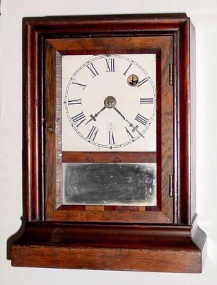 C.1860, Bradley and Hubbard, West Meriden, Conn, 30 hour rosewood cottage clock in generally fair to good condition. — Antique Clocks Price Guide