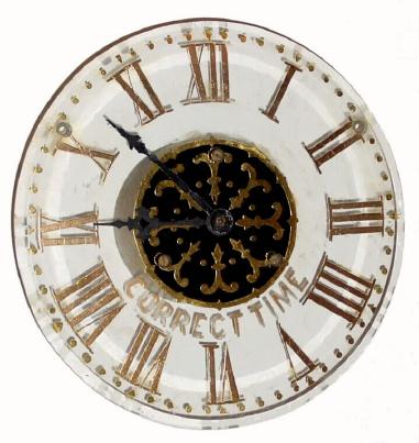 C.1901, Ansonia, CORRECT TIME, Hanging Window clock in good condition. — Antique Clocks Price Guide