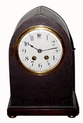 C.1910, William L. Gilbert Clock Co., 8-day time/strike mantel clock. — Antique Clocks Price Guide