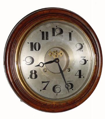 C.1910, Japanese, Round Dial striking gallery clock in good original condition. — Antique Clocks Price Guide