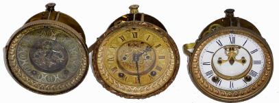 Ansonia, LOT OF 3 OPEN ESCAPE movements for cast iron and other metal figural clocks. — Antique Clocks Price Guide