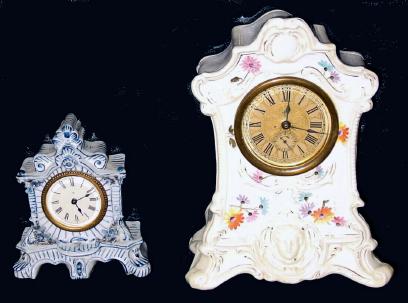 C.1900, Ansonia Clock Co., (Lot of 2), — Antique Clocks Price Guide